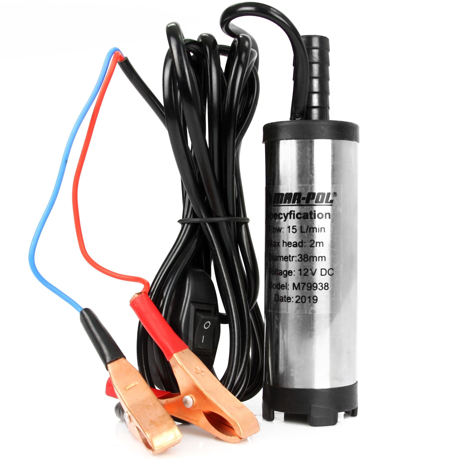 12 V električna cevna potopna črpalka za dizelsko gorivo 38 mm - 1 | Shopply