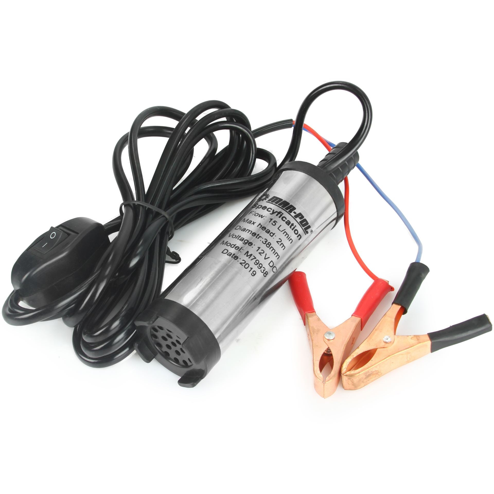 12 V električna cevna potopna črpalka za dizelsko gorivo 38 mm - 2 | Shopply