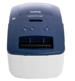 Tiskalnik nalepk Brother QL-600B moder - 1 | Shopply