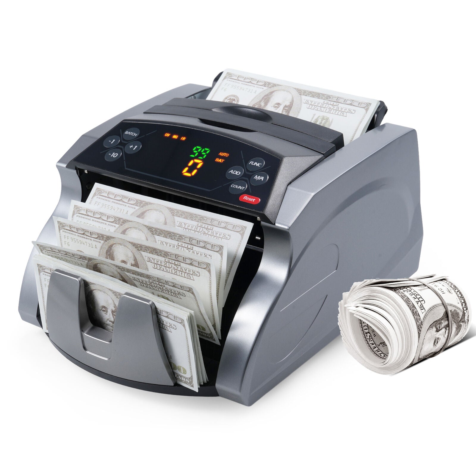 Aparat za štetje in preverjanje denarja z barvnim LCD zaslonom, (UV, MG, IR) - 1 | Shopply