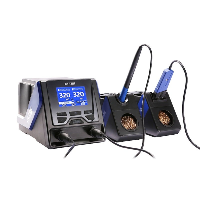 Inteligentna predelovalna postaja z 2 orodji in električnimi pincetami GT-6200 - 1 | Shopply