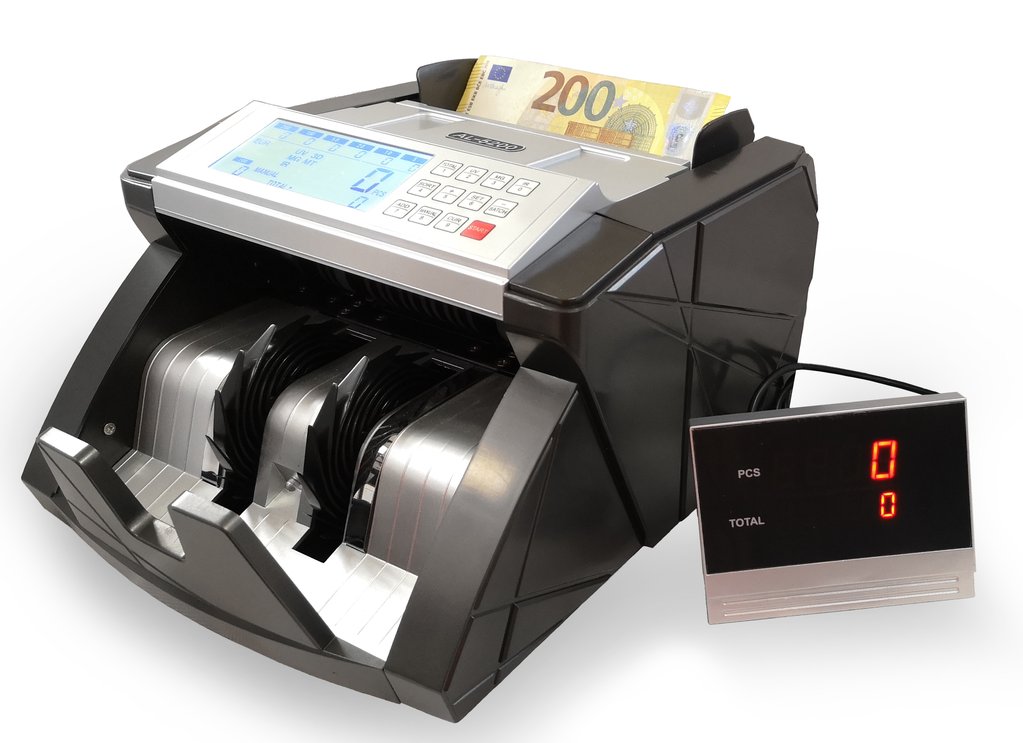 Aparat za štetje in preverjanje denarja z izračunom vrednosti bankovcev - 1 | Shopply