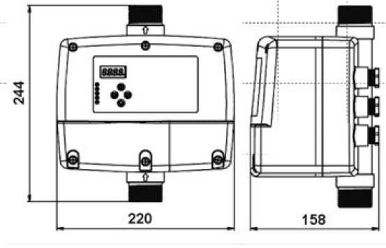 Inteligentni inverter krmilnik črpalke do 1.5kW - 2 | Shopply