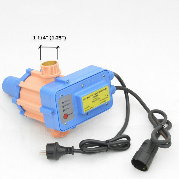 Tlačno krmilno stikalo z DN 32 navojem in protipovratnim ventilom za vrtne in globinske cevne črpalke do moči 2,2 kW 30 A in do 10 Bar - 2 | Shopply