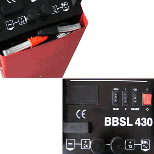 Akumulatorski polnilec in štarter 12 V 300 A 24 V 400 A - 2 | Shopply