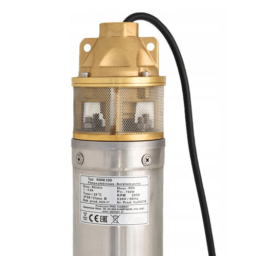 Cevna potopna črpalka 750 W 2700 L / uro 60 m 98 mm - 2 | Shopply