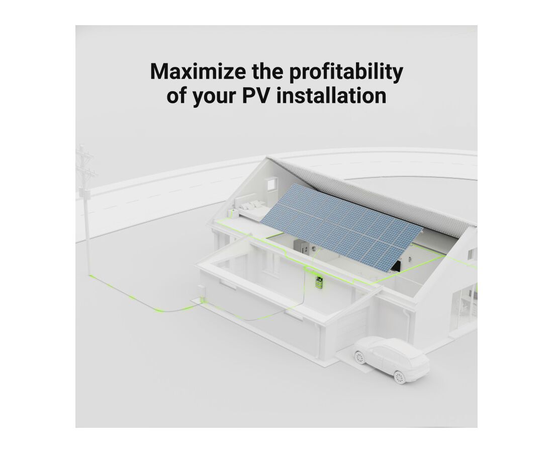 Green Cell GC PowerNest shranjevanje energije za sončne sisteme / LiFePO4 baterija / 5 kWh 51,2 V