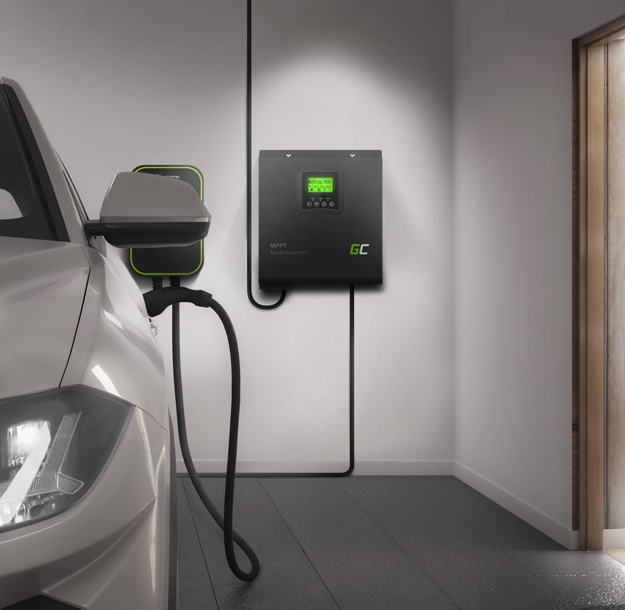 Solar Inverter Off Grid Inverter With MPPT Green Cell Solar Charger 24VDC 230VAC 2000VA/2000W Pure Sine Wave - 4 | Shopply