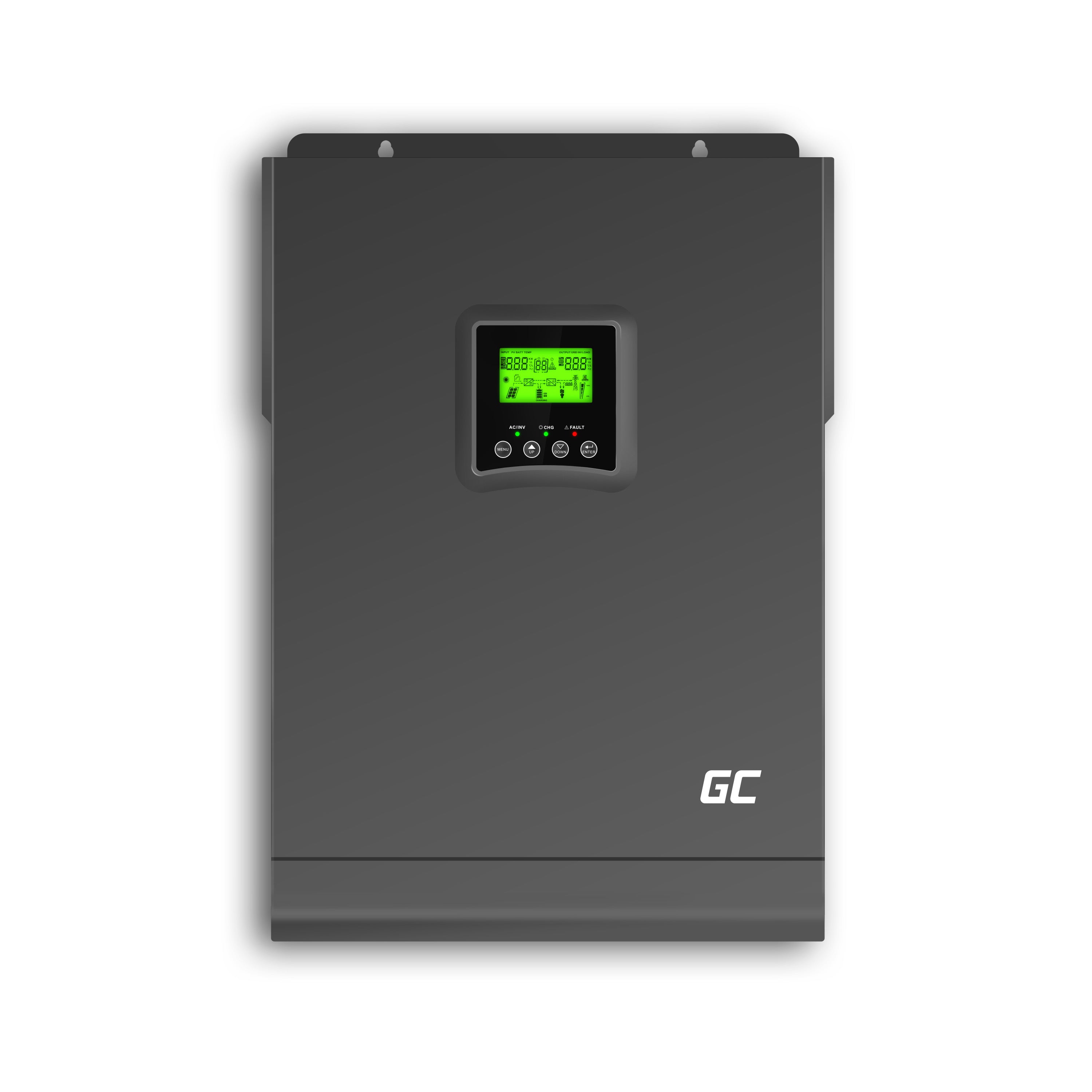 Solar inverter Off Grid with MPPT solar charger Green Cell 48VDC 230VAC 3000VA/3000W Pure Sine wave - 1 | Shopply