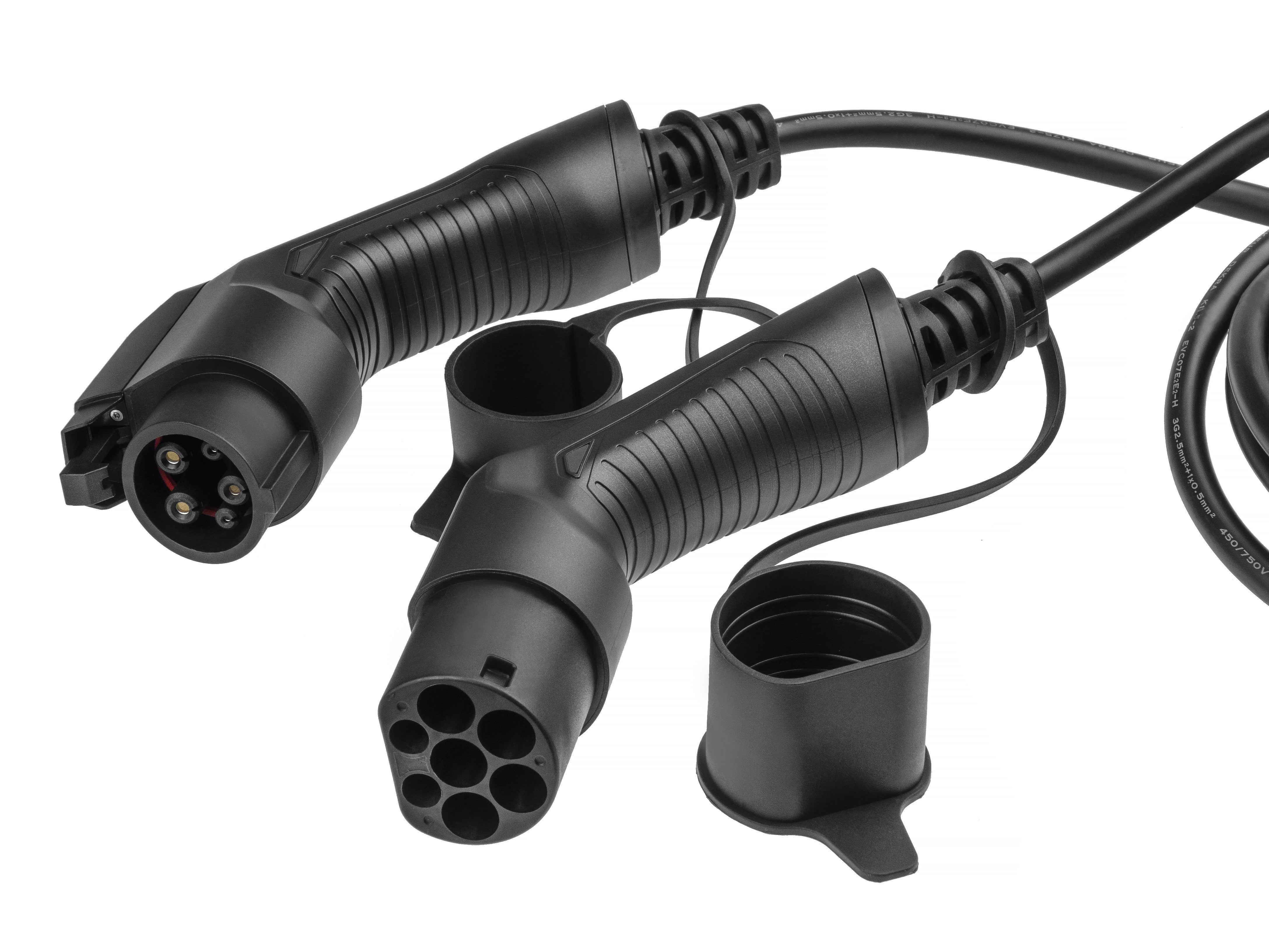 Polnilni kabel Green Cell GC Type 1 7,2 kW 5 m za polnjenje električnih in hibridnih vozil (EV / PHEV)