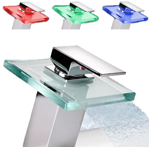 Kopalniška LED pipa s kvadratnim slap iztokom - 1 | Shopply