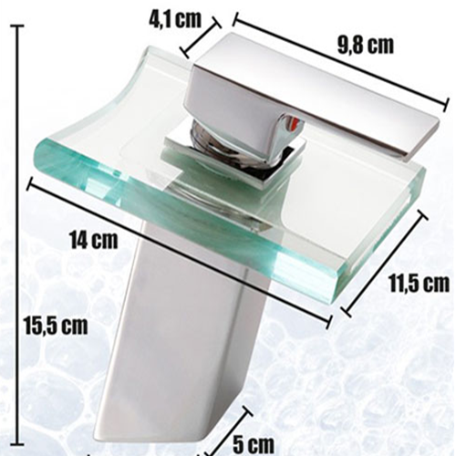 Kopalniška LED pipa s kvadratnim slap iztokom - 5 | Shopply