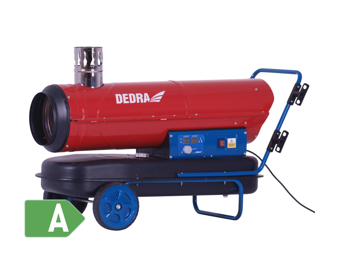 Grelnik na olje z vgrajenim termostatom in izpušno cevjo 30kW