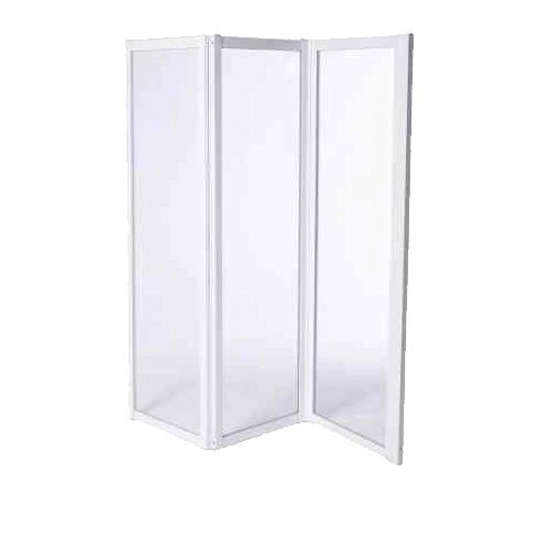 Paravan za kopalniško kad s tridelnim krilnim zaslonom - 1 | Shopply