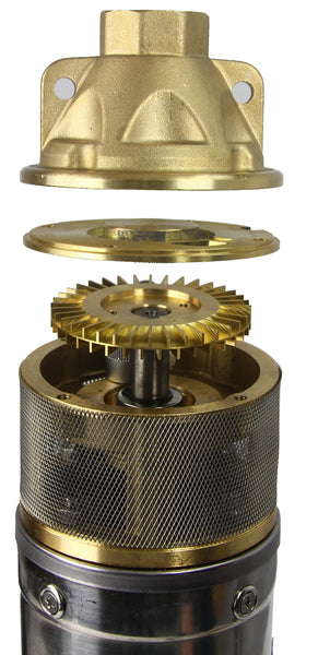 Cevna potopna črpalka 750 W 2400 L / uro 60 m 96 mm