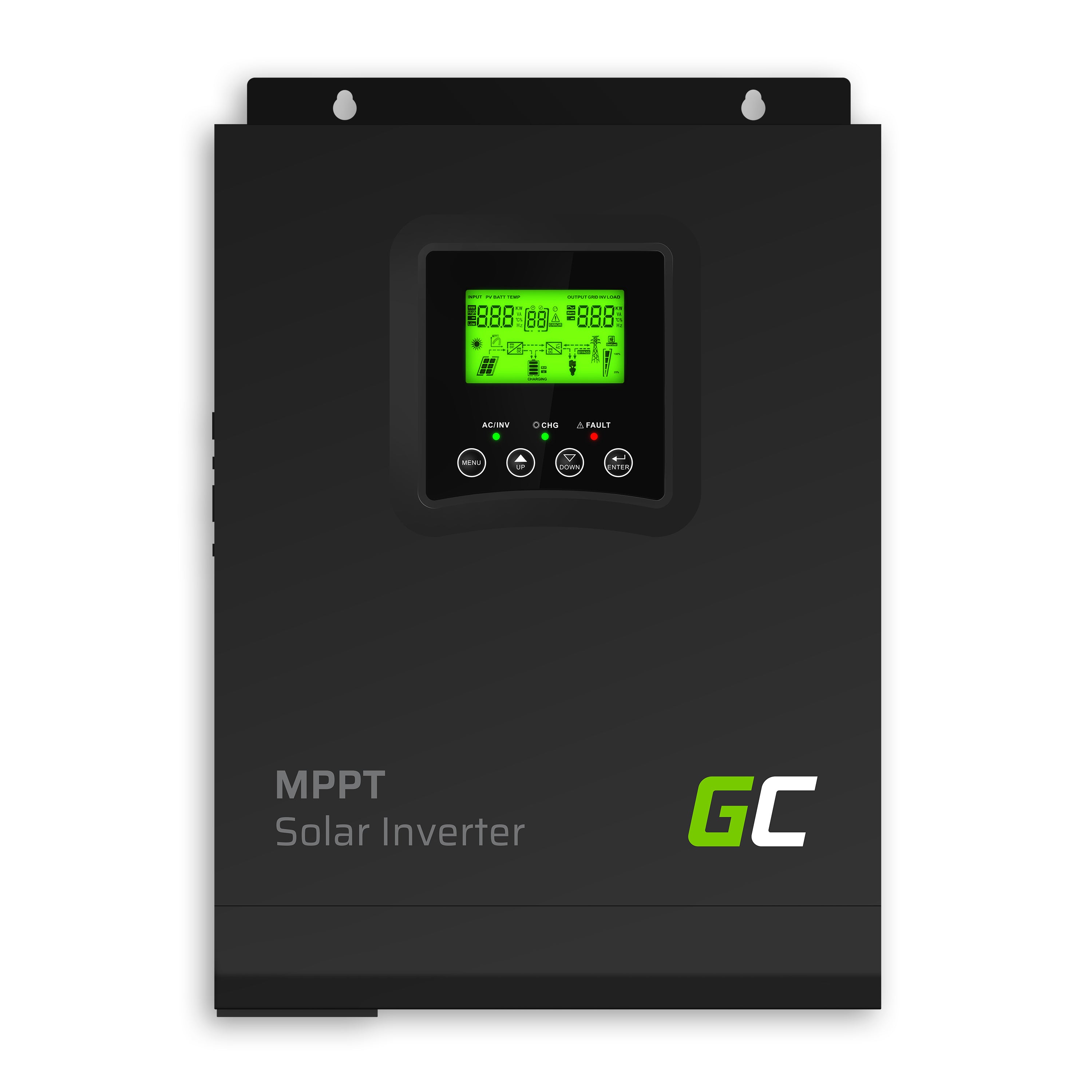 Solar Inverter Off Grid converter With MPPT Green Cell Solar Charger 12VDC 230VAC 1000VA / 1000W Pure Sine Wave - 1 | Shopply