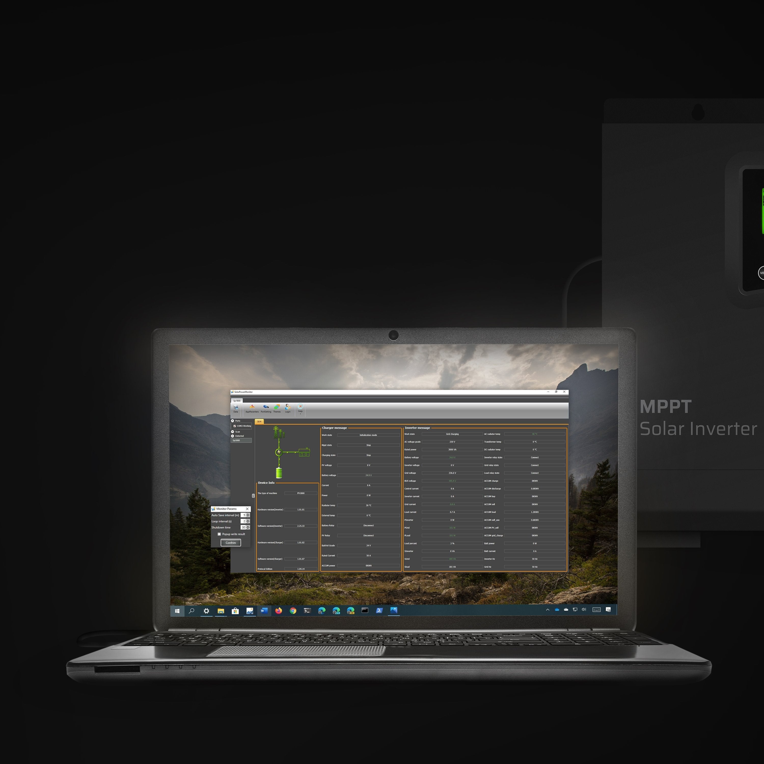 Solar Inverter Off Grid converter With MPP TGreen Cell Solar Charger 24VDC 230VAC 3000VA/3000W Pure Sine Wave - 4 | Shopply