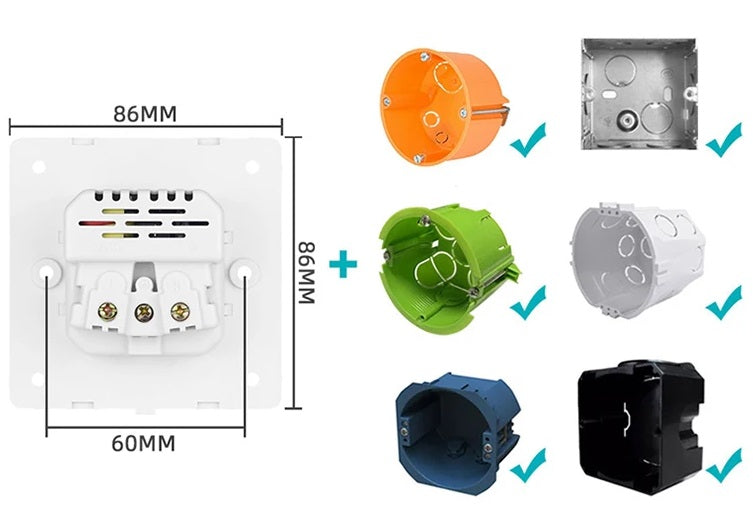 Zidna schuko vtičnica z USB - 3 | Shopply