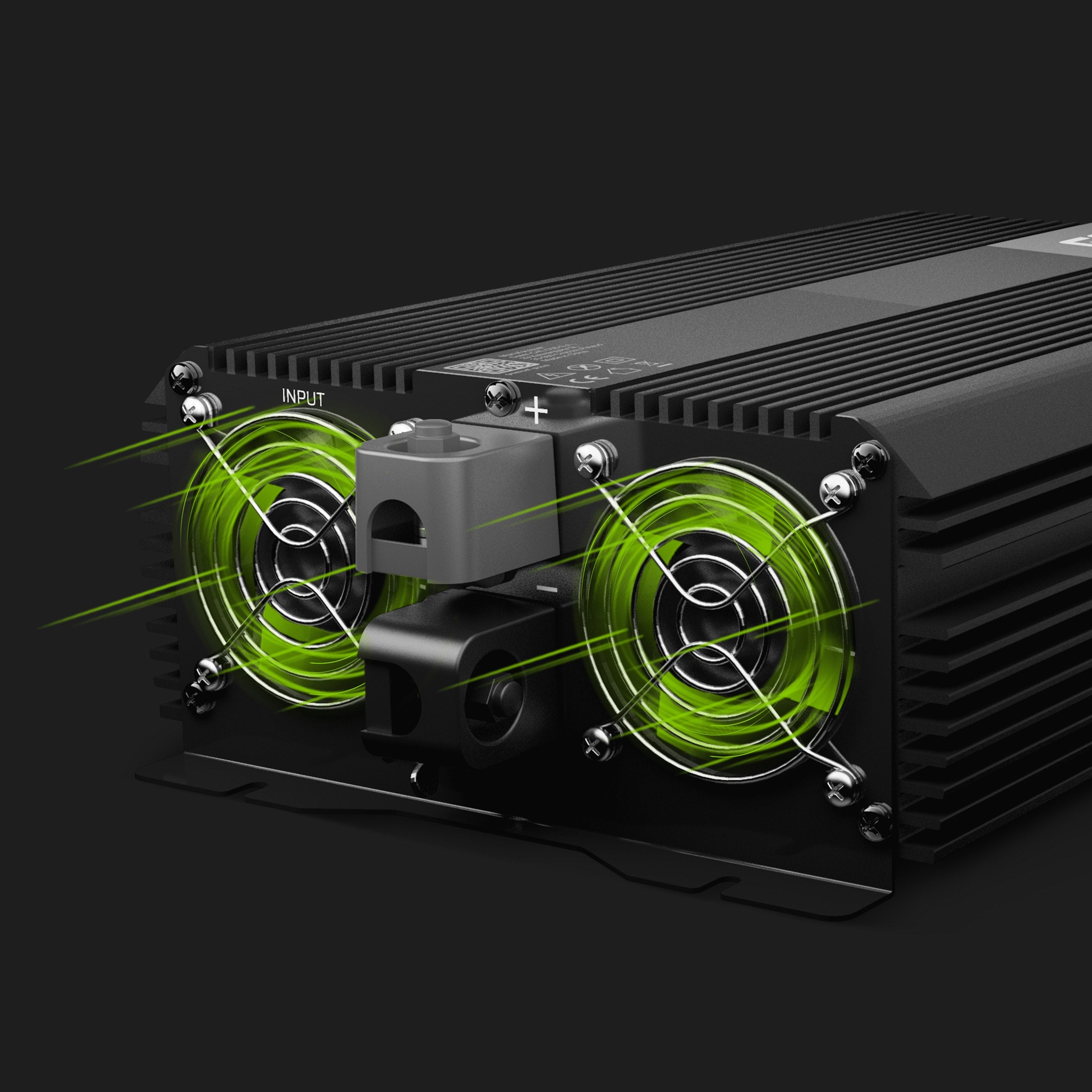 Green Cell Power Inverter PRO 12V to 230V 3000W/6000W Modified sine wave - 2 | Shopply