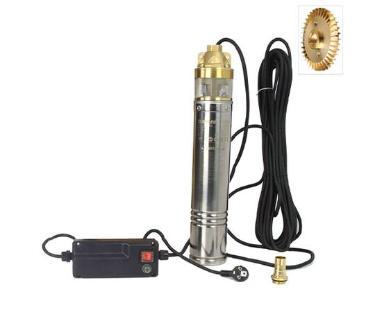 Cevna potopna črpalka 1100 W 2500 L / uro 72 m 96 mm