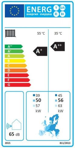Industrijska toplotna črpalka zrak / voda 72 kW monoblok 400 V -25 °C R410A - 5 | Shopply