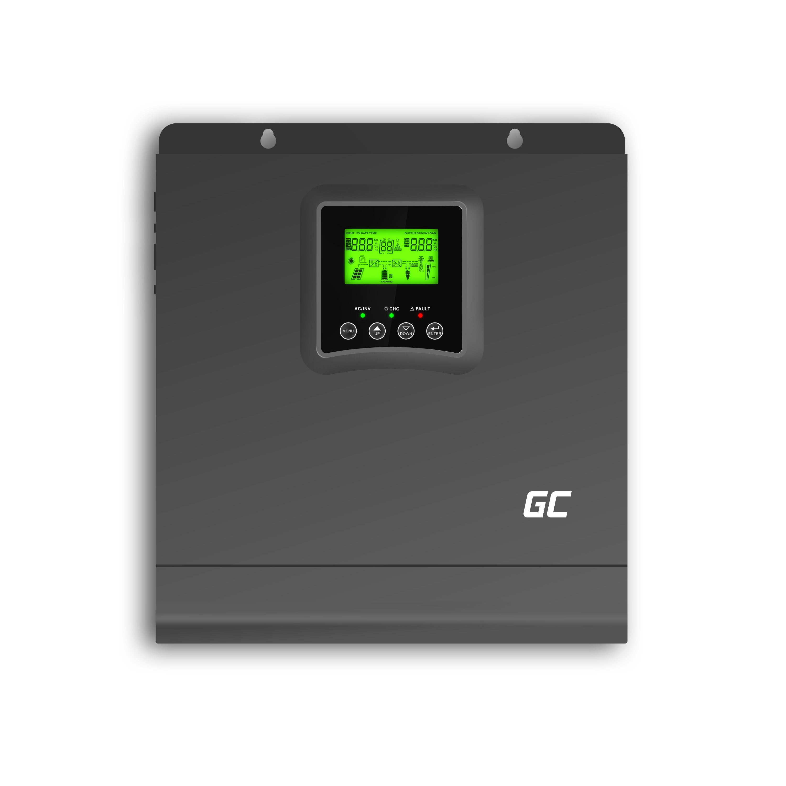 Solar Inverter Off Grid Inverter With MPPT Green Cell Solar Charger 24VDC 230VAC 2000VA/2000W Pure Sine Wave - 1 | Shopply