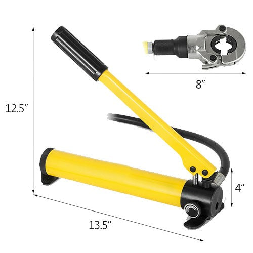 Profesionalne hidravlične prijemalne klešče za kompozitne cevi 6 t s podaljšano vrtljivo 360° glavo - 7 | Shopply